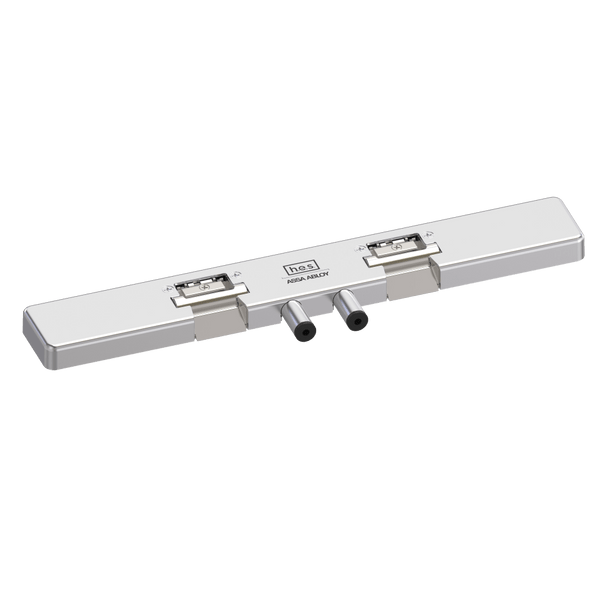 HES 9200N-629 Grade 1 Field Selectable (Safe/Secure) 12/24VDC Electric Strike for Glass Double Doors with Vertical Rods