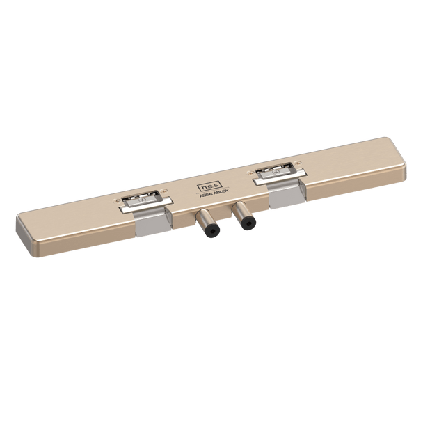 HES 9200N-612 Grade 1 Field Selectable (Safe/Secure) 12/24VDC Electric Strike for Glass Double Doors with Vertical Rods