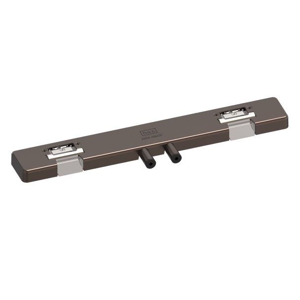 HES 9200W-613E Grade 1 Field Selectable (Safe/Secure) 12/24VDC Electric Strike for Glass Double Doors with Vertical Rods