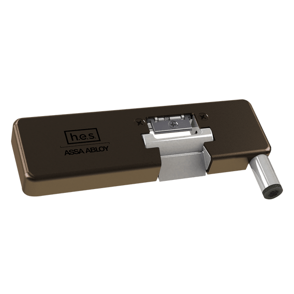 HES 9100L-613E-LMS Grade 1 Field Selectable (Safe/Secure) 12/24VDC Electric Strike for Glass Single Doors with Vertical Rods