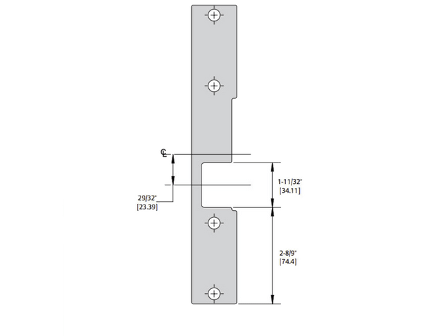 HES K-2 605 Faceplate Only