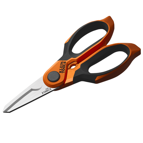 Klein Tools 2100CS Long Reach 7" Cable Stripping Electrician Scissors