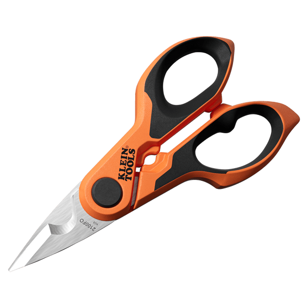 Klein Tools 2100FO Compact 6" Cable Stripping Electrician Scissors