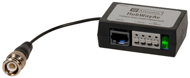 Altronix HUBWAYAV Video Balun/Data/Video Combiner