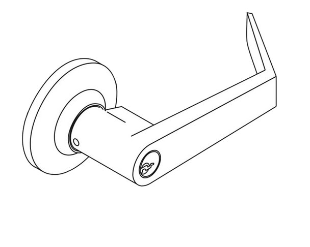 Corbin Russwin N659ET 613 Storeroom Lever Trim