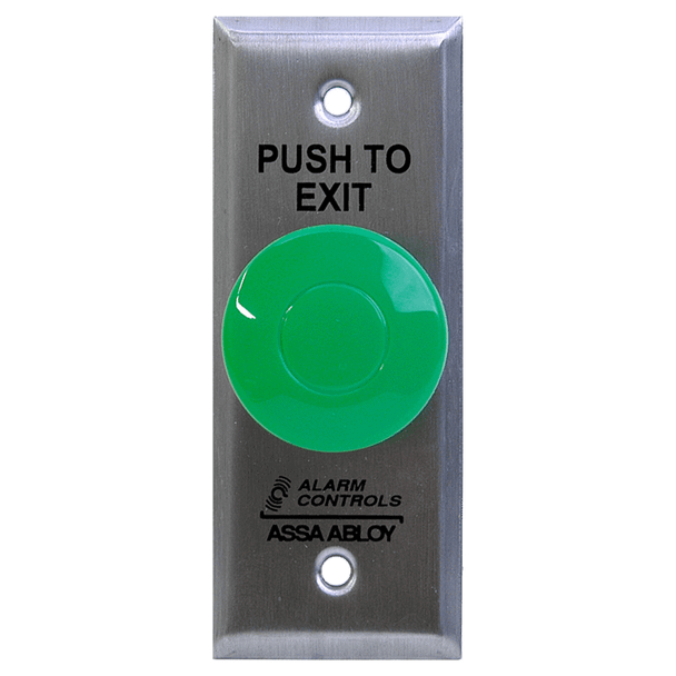 Alarm Controls TS-14N 1-1/2" Green Mushroom Button