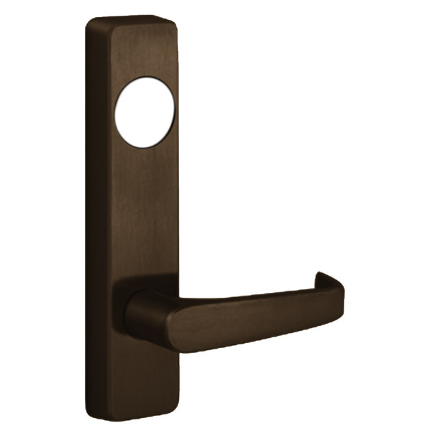 PHI 2908A 613 LHR Apex Series Narrow Stile Trim Key Controls Lever A Design Lever Left Hand Reverse