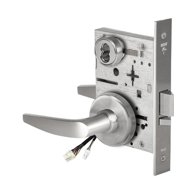 Best 45HW7DEU16H626RQE12V Fail Secure 12V Electrified Mortise Lock 16 Lever H Rose