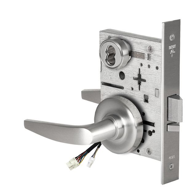 Best 45HW7DEU16R626RQE Fail Secure 24V Electrified Mortise Lock 16 Lever R Rose