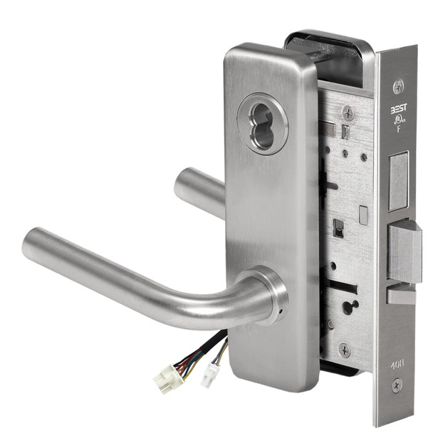 Best 45HW7TDEU12J626RQE Fail Secure 24V With Deadbolt Electrified Mortise Lock 12 Lever J Escutcheon