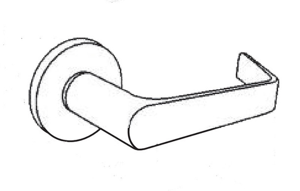 Arrow BM08 XL 26D Single Dummy Mortise Trim X Lever L Rose