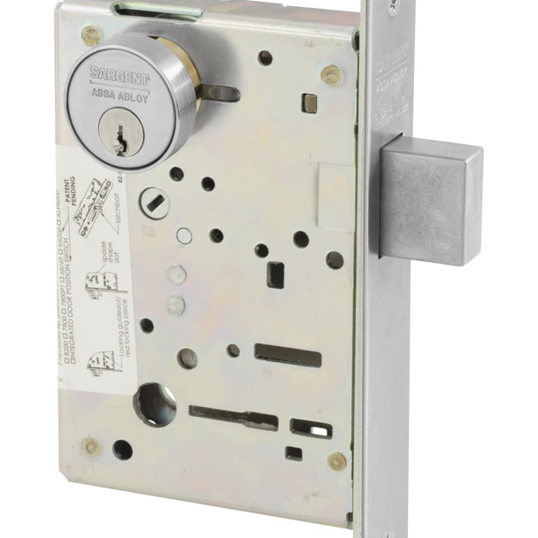 8203 26D Sargent Manufacturing Mortise Deadbolt Only