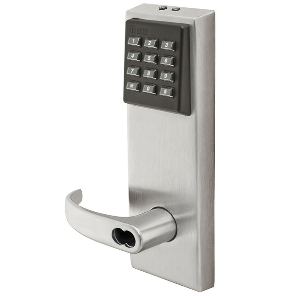 Best 9KZ37DV14KPSTK626 9KZ Keypad EZ Cylindrical Lock 2-3/4" Backset 7-Pin Housing