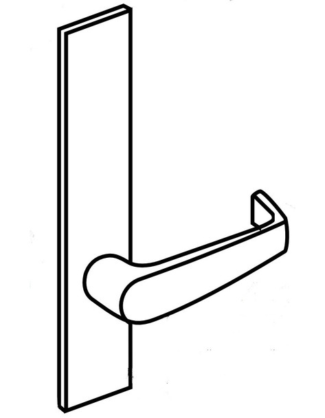 Corbin Russwin ML2010 NSR 626 M31 Passage or Closet Mortise Trim Pack NS Lever