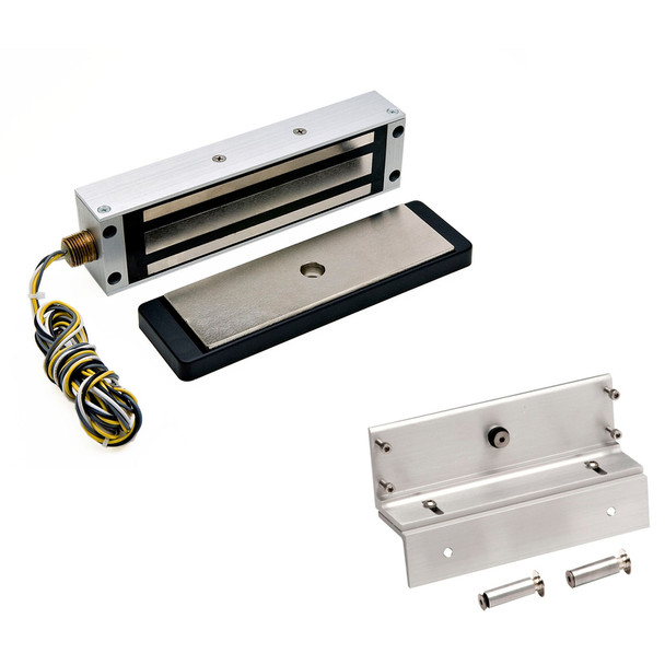 DynaLock 2013 DYN GLB Maglock Electromagnetic Gate Lock Dynastat Force Sensor Gate Lock Bracket 12/24VAC/DC