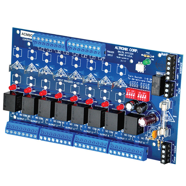Altronix ACM8CB Power Supply Access Power Controller Input 12/24VAC/DC 8 PTC Outputs