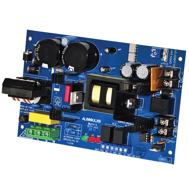 Altronix AL600ULXB Off-Line Switching Power Supply Board Input 115VAC 60Hz at 3.5A 12/24VDC at 6A Output