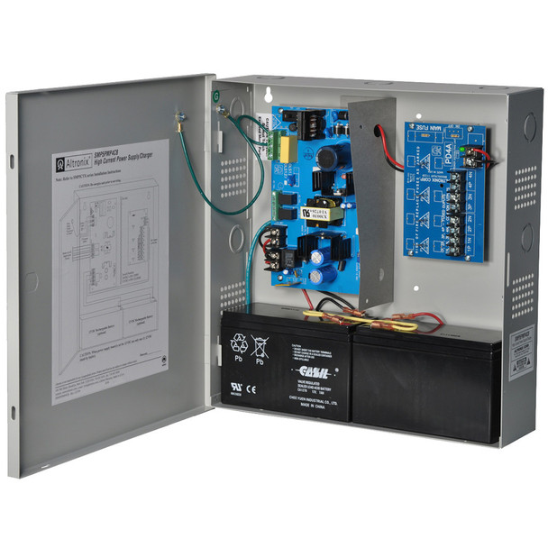 Altronix SMP5PMP4CB Supervised Power Supply/Charger 115VAC 50/60Hz at 0.95A or 230VAC 50/60Hz at 0.5A Input