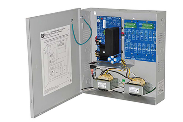 Altronix ALTV615DC1016CB  CCTV Power Supply Input 115VAC 50/60Hz at 1.9A 16 PTC Protected Outputs 6/15VDC