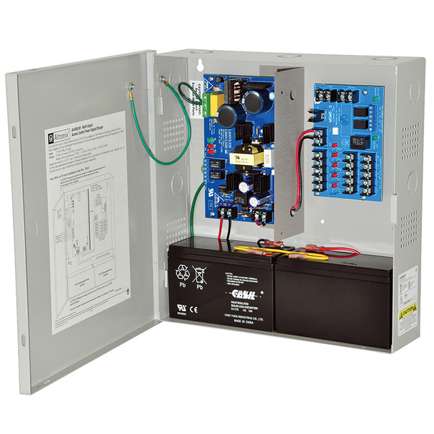 Altronix AL400ULM Power Supply with Fire Alarm Disconnect Input 115VAC 60Hz at 3.5A 5 PTC Outputs 12VDC at 4A or 24VDC at 3A