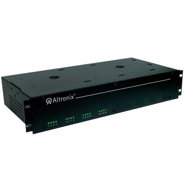 Altronix R2416600ULCB CCTV AC Rack Mount Power Supply 115VAC 50/60Hz at 6A Input 16 PTC Protected Outputs 24VAC at 25A