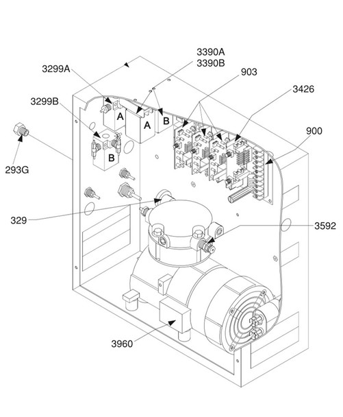 LCN 7982SES Self Contained Control Box/Compressor