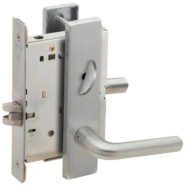 Schlage L9040 02L 630 Mortise Lock, Heavy-Duty, Satin Stainless