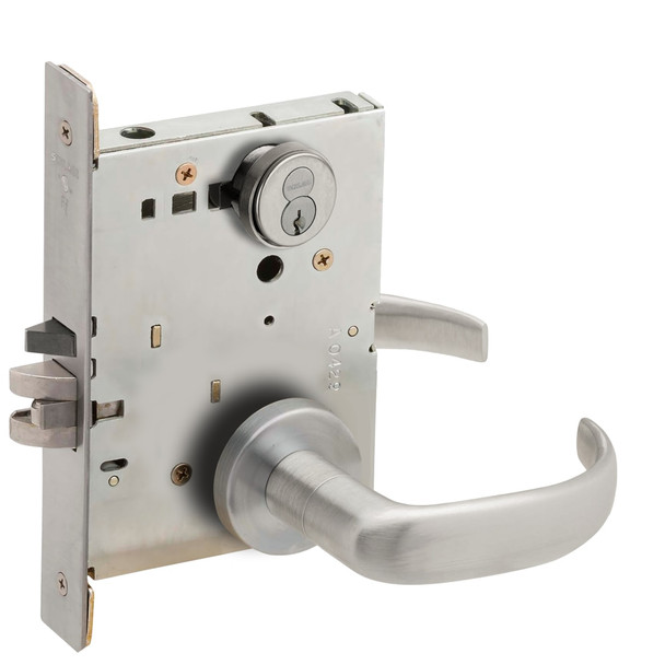 Schlage L9050R 17A 626 Mortise Lock, Grade 1