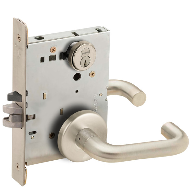 Schlage L9050R 03B 619 Mortise Lock, Grade 1