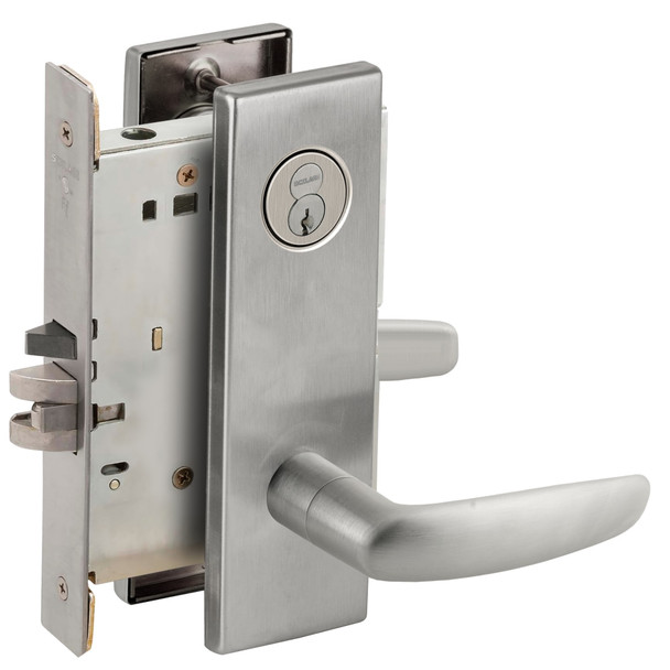 Schlage L9070R 07N 630 Mortise Lock, Grade 1