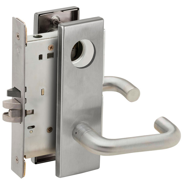 Schlage L9070L 03N 630 Mortise Lock, Grade 1