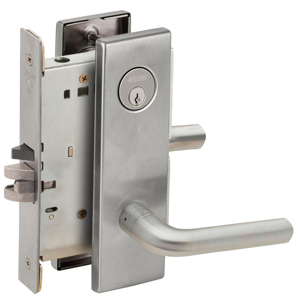 Schlage L9070P 02N 630 Mortise Lock, Heavy-Duty