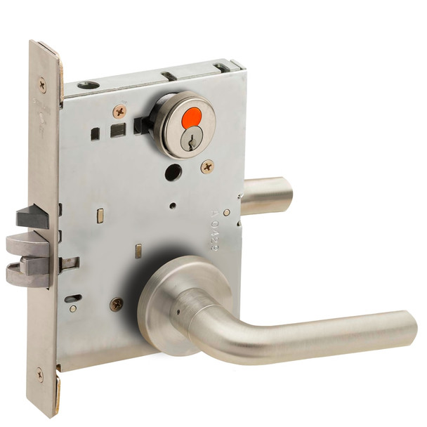 Schlage L9070T 02A 619 Mortise Lock, Satin Nickel