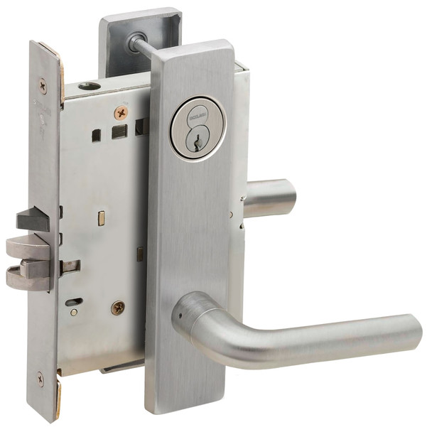 Schlage L9070R 02L 630 Mortise Lock, Heavy-Duty Grade 1