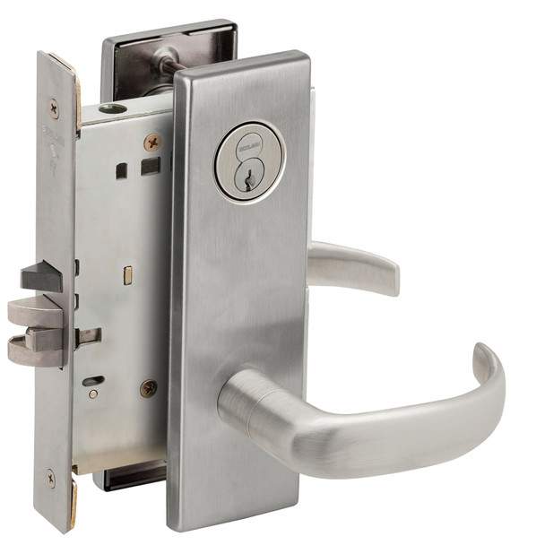 Schlage L9076R 17N 626 Mortise Lock, Grade 1