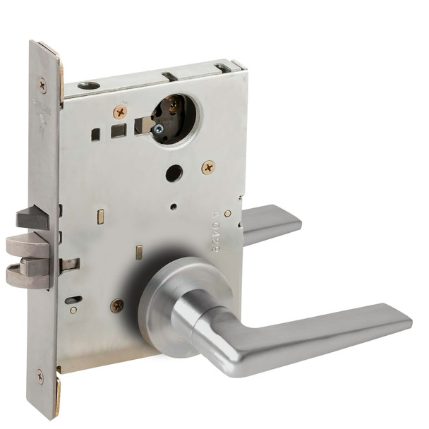 Schlage L9076L 05A 630 Mortise Lock, Grade 1