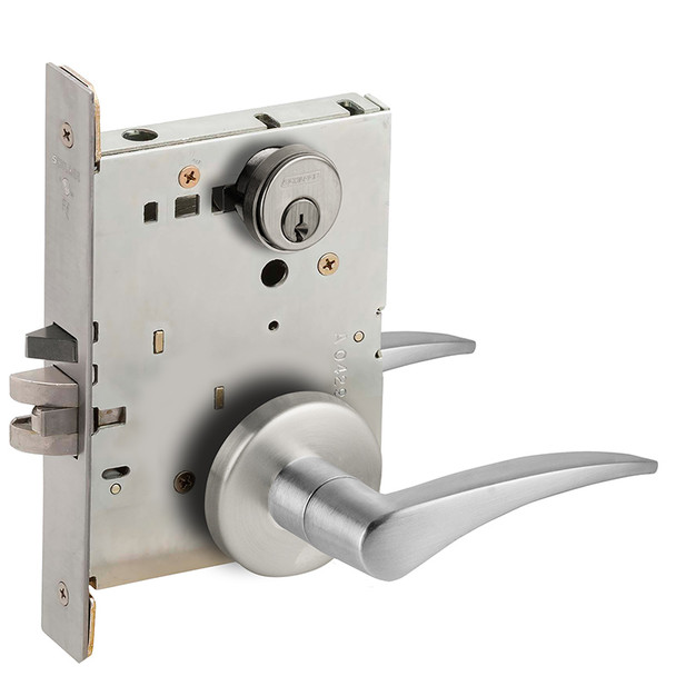 L9080P 12B 626 LH Schlage Mortise Lock