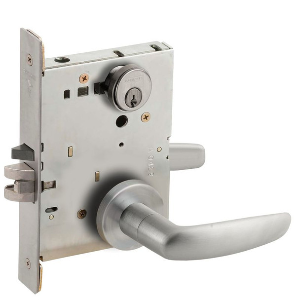 L9080P 07A 626 Schlage Mortise Lock