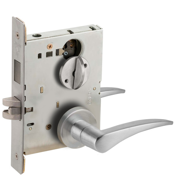 L9444 12A 626 RH Schlage Mortise Lock