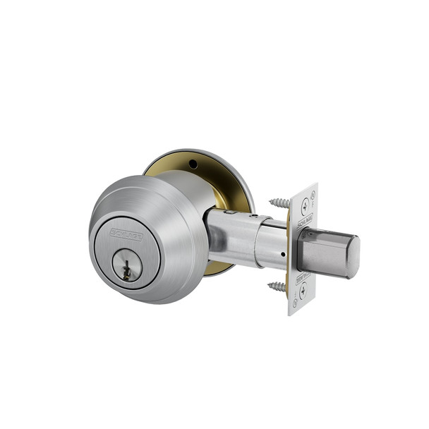 Schlage B661P 626 One-Way Deadbolt