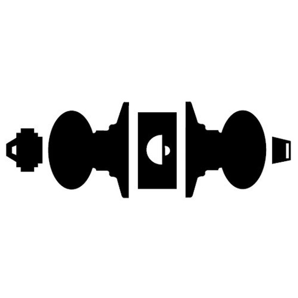 Schlage D53PD PLY 605 C123 Entrance Knob