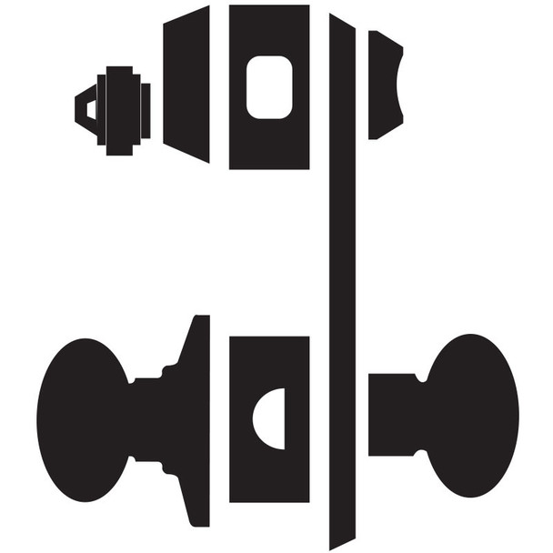 Schlage 09-447 01N 606 N Escutcheon Trim Set