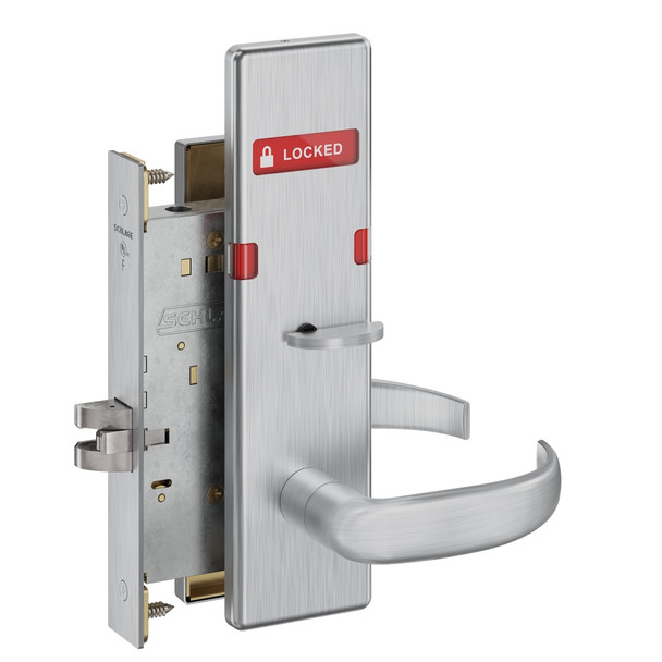 Schlage L9040 17N 626 IS-LOC Mortise Lock Indicator With Text