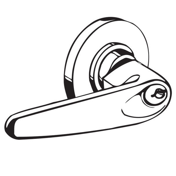 Schlage ND93CD ATH 606 Vandlgard Vestibule Lock Function