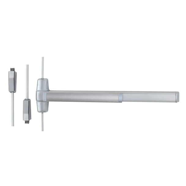 Von Duprin 9827L-NL-06-F 3 US28 RHR Surface Vertical Rod Exit Device