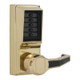 Kaba Access Simplex LR1011-03-41 Right Hand Unican Pushbutton Lock Polished Brass