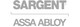 Sargent LC-8205 LNE 4 Grade 1 Mortise Lock