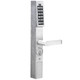 Alarm Lock DL1200/26D1 Pushbutton Aluminum Door Trim, 100 Users, Straight Lever