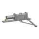 LCN 5015-REG RH Concealed Door Closer, Aluminum