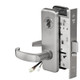 Best 45HW7WEL14J626RQE12V Fail Safe 12V Double Cylinder Electrified Mortise Lock 14 Lever J Escutcheon
